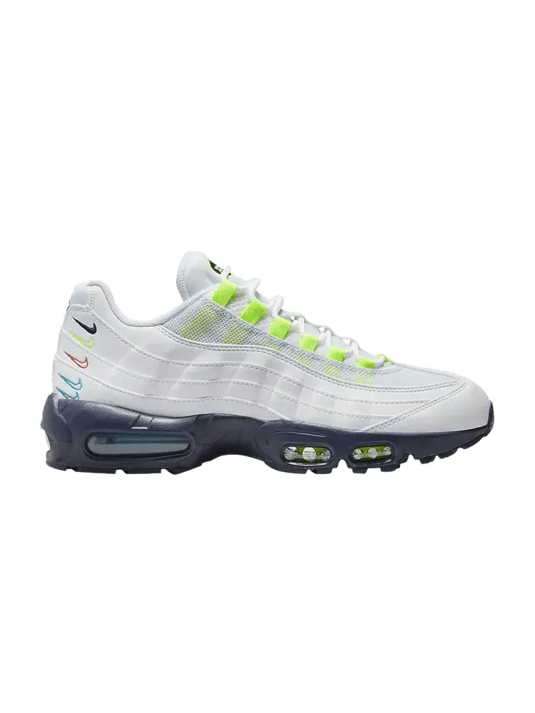 Кроссовки Nike Air Max 95 EC 'Multi-Color Swoosh' — изображение 1 из 1, белый//серый/синий