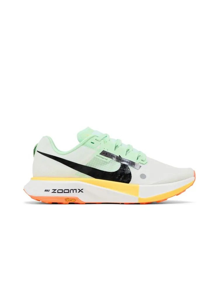 Кроссовки ZoomX Ultrafly Trail 'Summit White Vapor Green' — изображение 1 из 8, белый зеленый