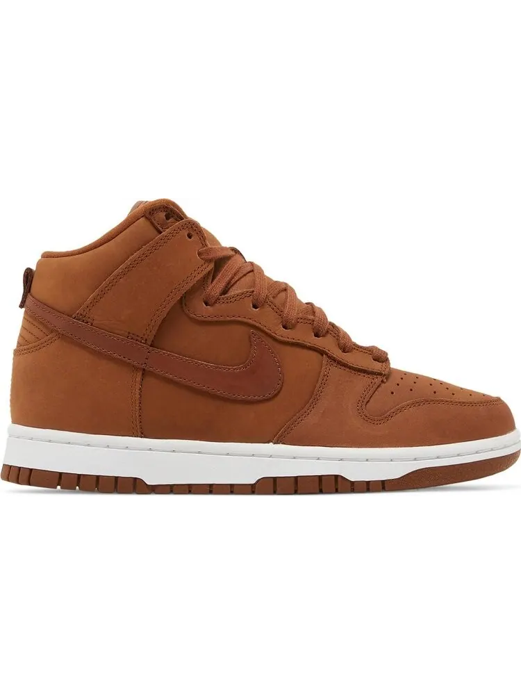 Кроссовки Nike Wmns Dunk High Premium 'Pecan' — изображение 1 из 8, коричневый