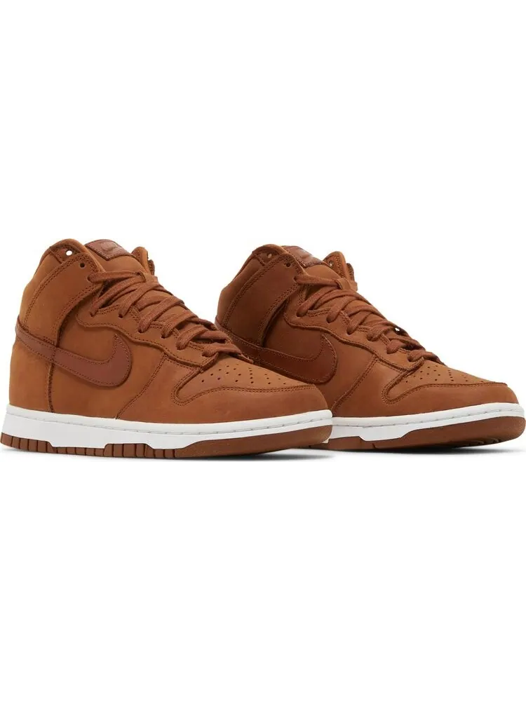 Кроссовки Nike Wmns Dunk High Premium 'Pecan' — изображение 8 из 8, коричневый