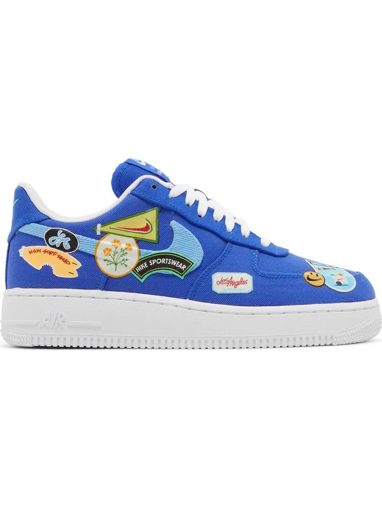 Кроссовки Nike Air Force 1 '07 'Patched Up - Los Angeles' — изображение 1 из 8, синий