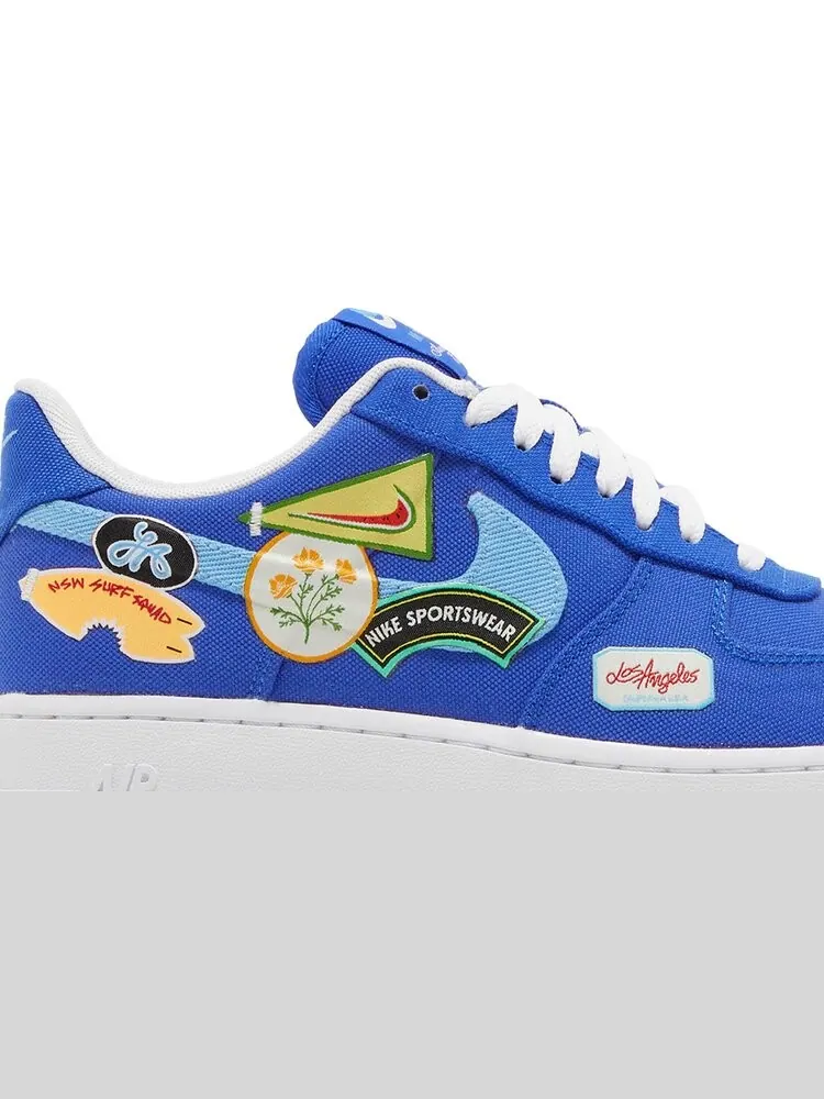 Кроссовки Nike Air Force 1 '07 'Patched Up - Los Angeles' — изображение 2 из 8, синий