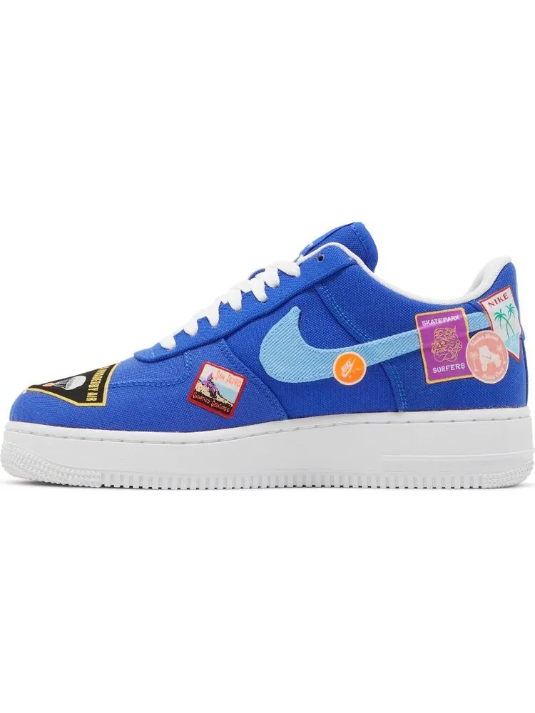 Кроссовки Nike Air Force 1 '07 'Patched Up - Los Angeles' — изображение 3 из 8, синий