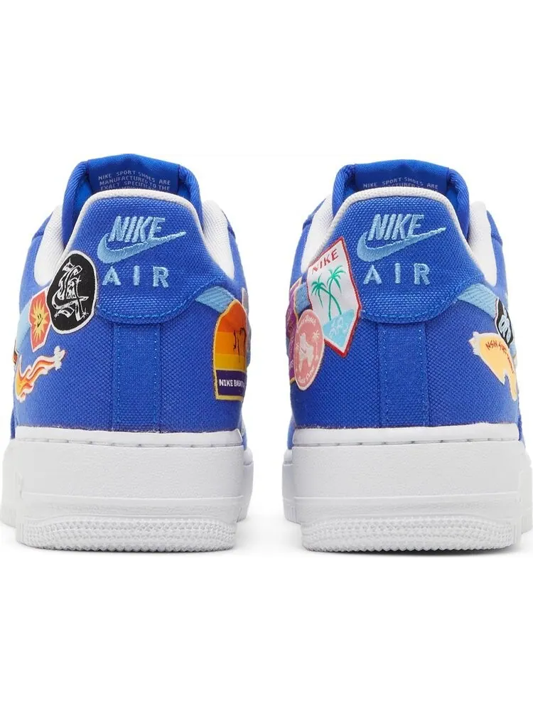 Кроссовки Nike Air Force 1 '07 'Patched Up - Los Angeles' — изображение 6 из 8, синий