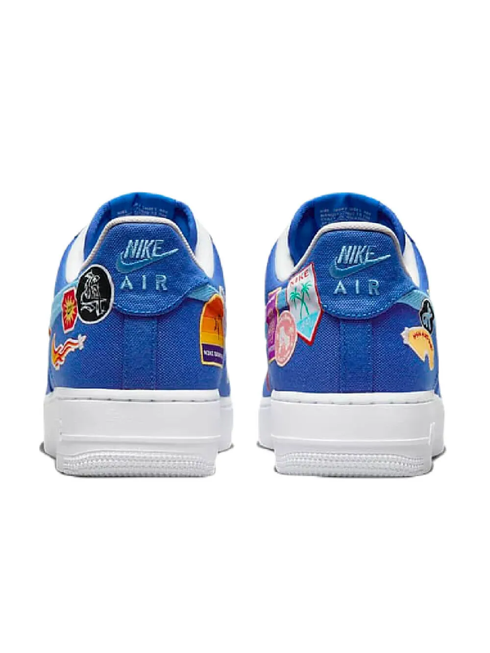 Кеды Nike Air Force 07 Premium — изображение 5 из 8, белый синий