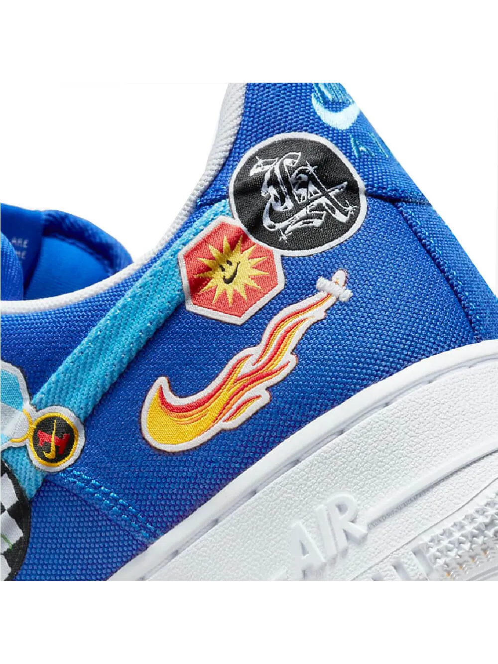 Кеды Nike Air Force 07 Premium — изображение 8 из 8, белый синий