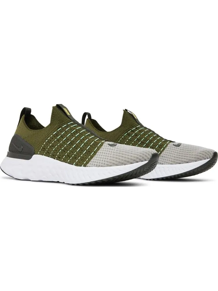 Кроссовки Nike React Phantom Run Flyknit 2 'Rough Green Sequoia' — изображение 8 из 8, зеленый
