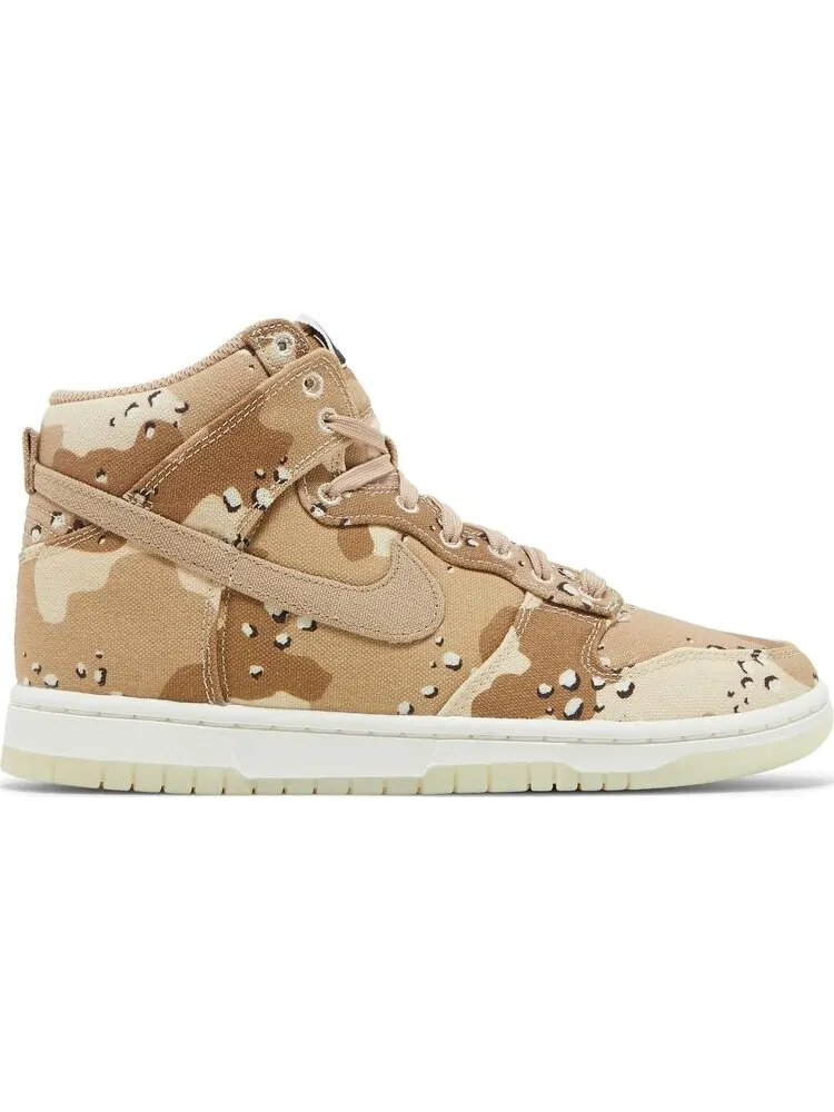 Кроссовки Nike Wmns Dunk High 'Desert Camo' — изображение 1 из 8, коричневый