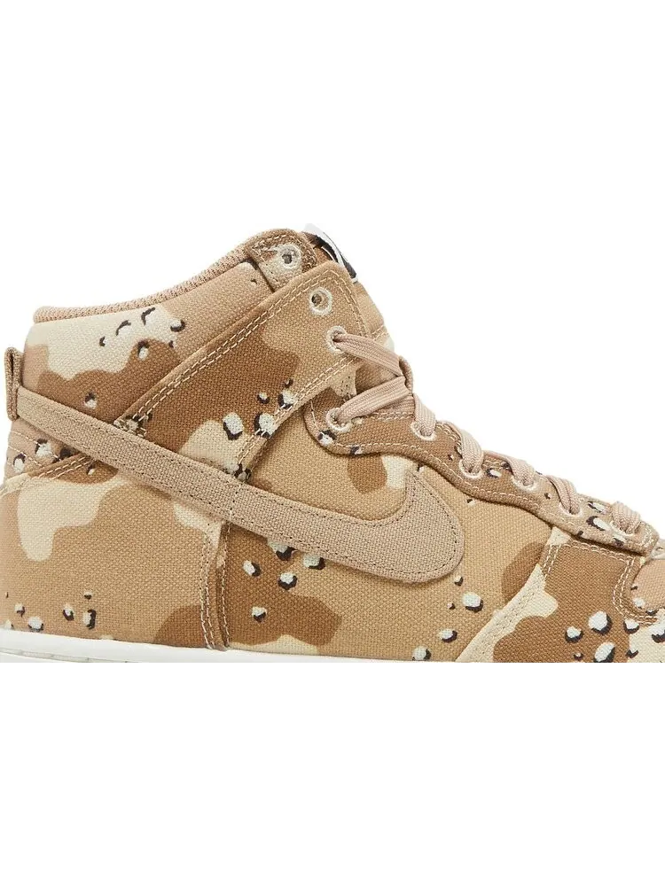 Кроссовки Nike Wmns Dunk High 'Desert Camo' — изображение 2 из 8, коричневый