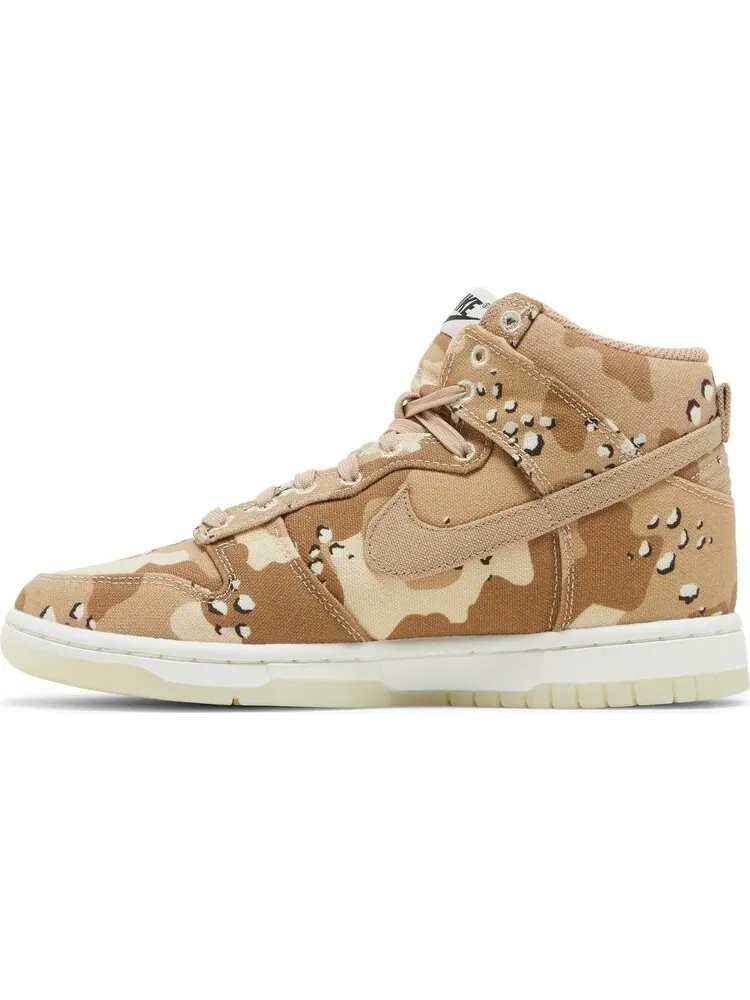 Кроссовки Nike Wmns Dunk High 'Desert Camo' — изображение 3 из 8, коричневый