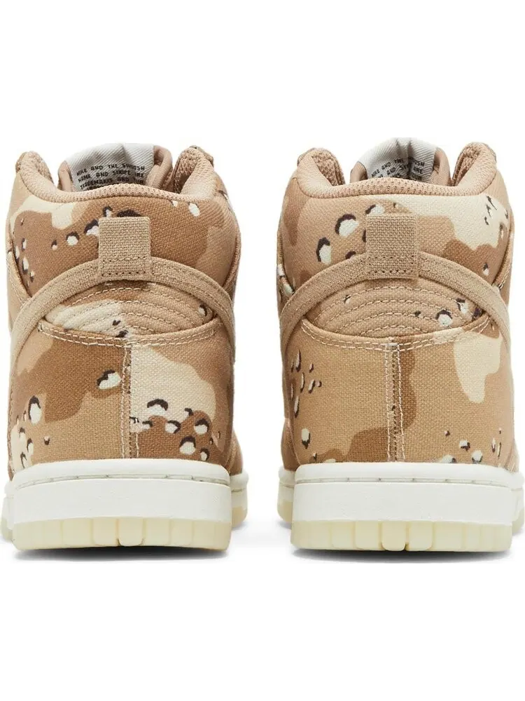 Кроссовки Nike Wmns Dunk High 'Desert Camo' — изображение 6 из 8, коричневый