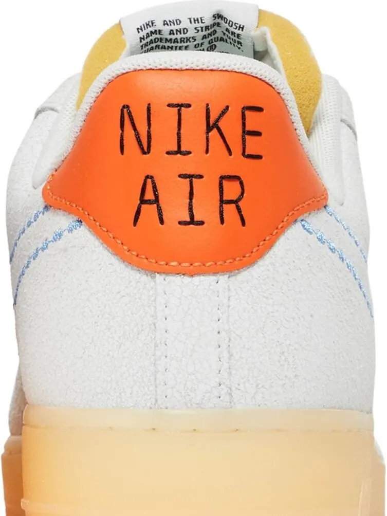 Кроссовки Nike Air Force 1 '07 LV8 'Nike 101' — изображение 7 из 8, белый