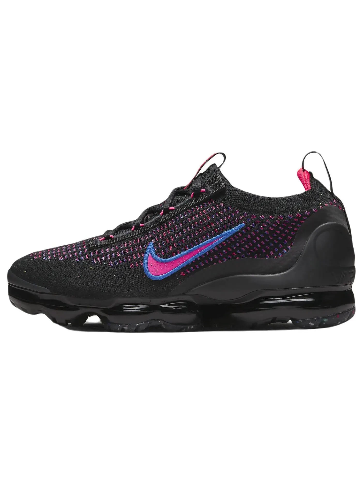 Кроссовки Nike Air VaporMax 2021 Flyknit — изображение 1 из 7, черный/розовый/синий
