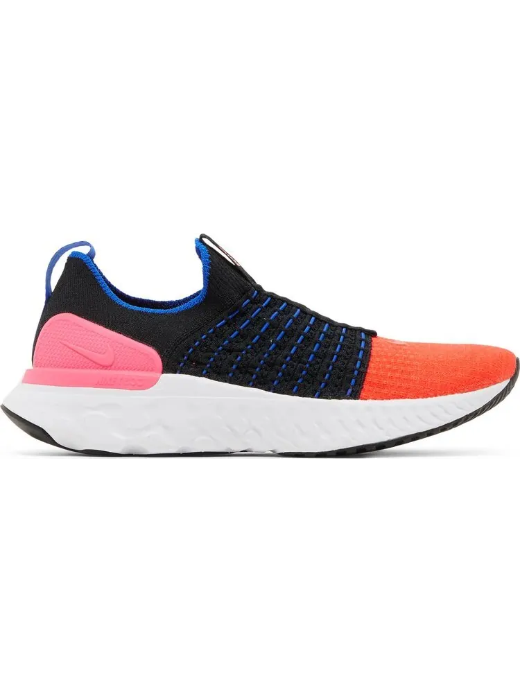 Кроссовки Nike Wmns React Phantom Run Flyknit 2 'Black Bright Crimson' — изображение 1 из 8, черный