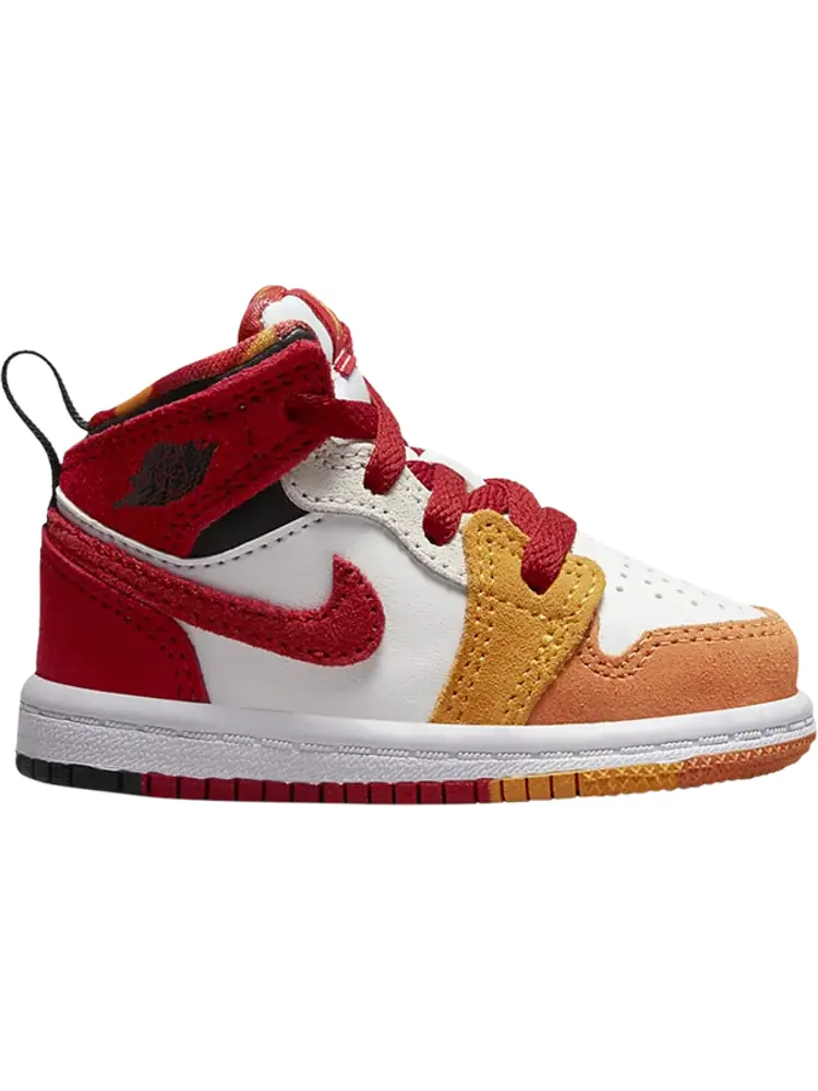Кроссовки Air Jordan 1 Mid SE TD Picnic — изображение 1 из 1, красный