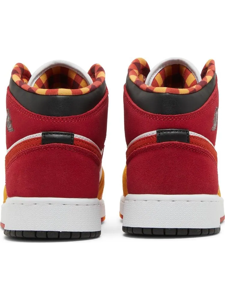 Кроссовки Air Jordan 1 Mid SE GS Picnic — изображение 6 из 8, белый