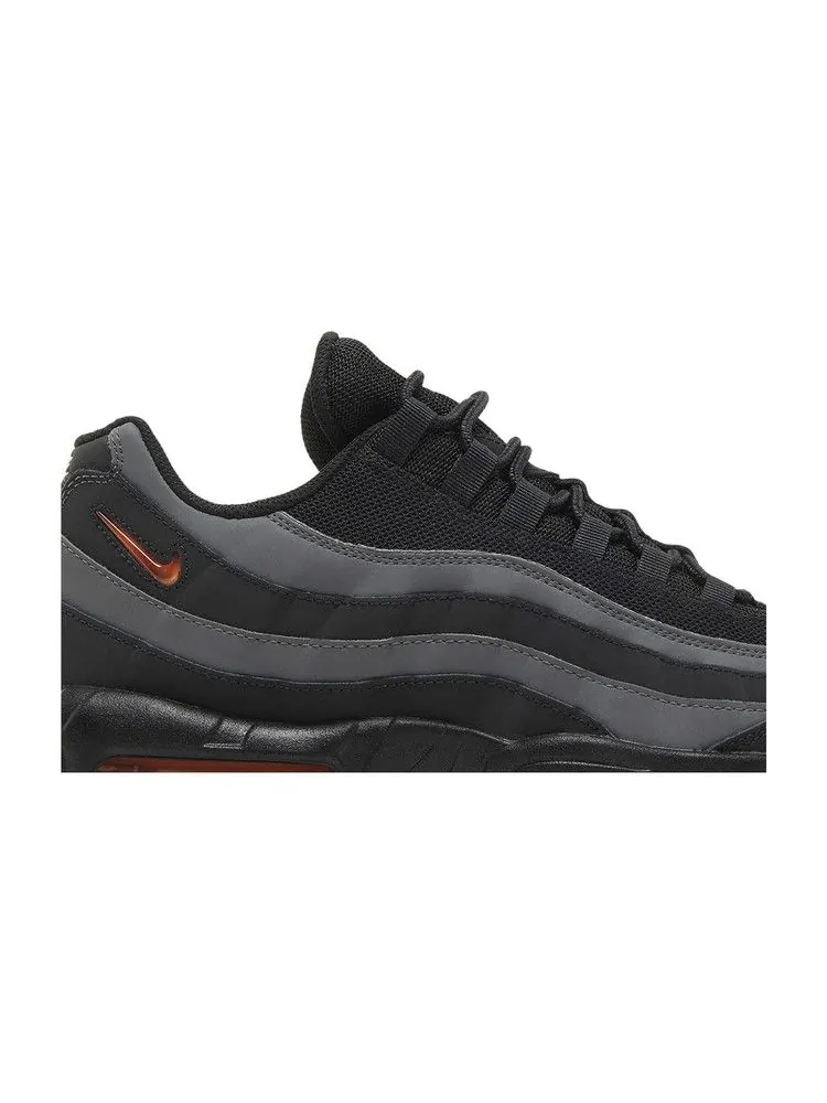 Кроссовки Nike Air Max 95 'Black Grey Safety Orange' — изображение 3 из 9