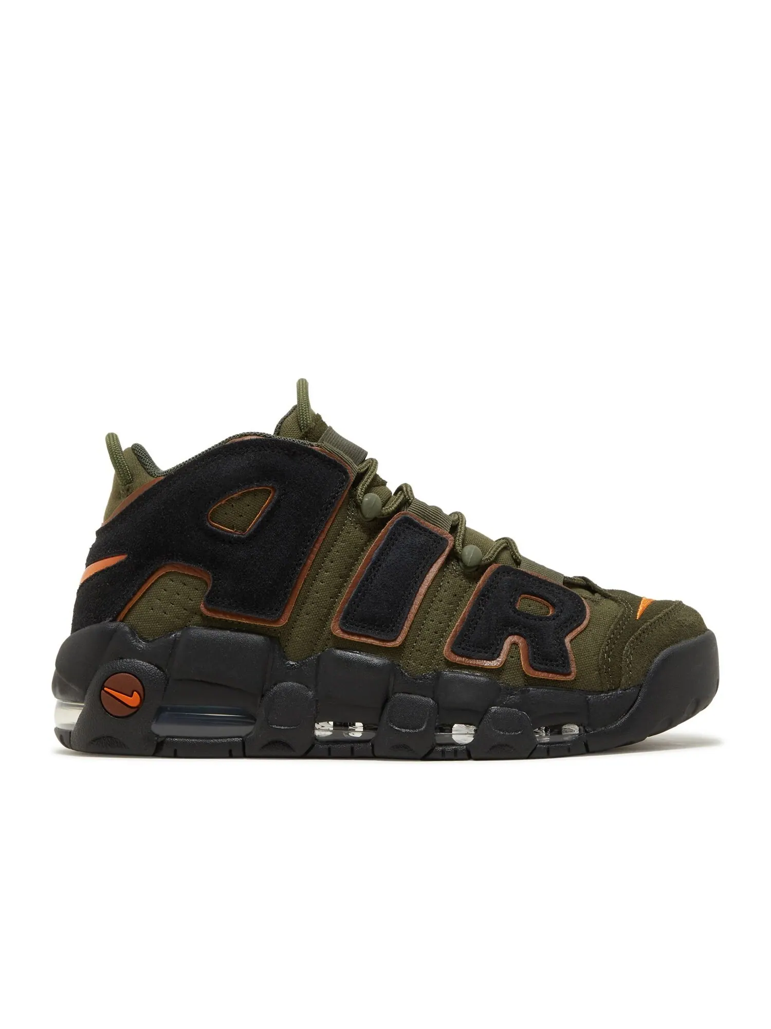Кроссовки Nike Air More Uptempo 96 'Cargo Khaki' — изображение 1 из 1, зеленый