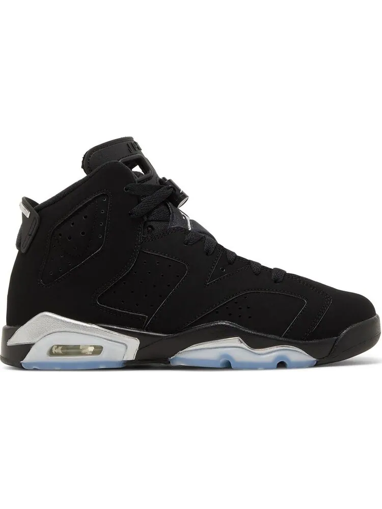 Кроссовки Air Jordan 6 Retro GS Chrome — изображение 1 из 8, черный