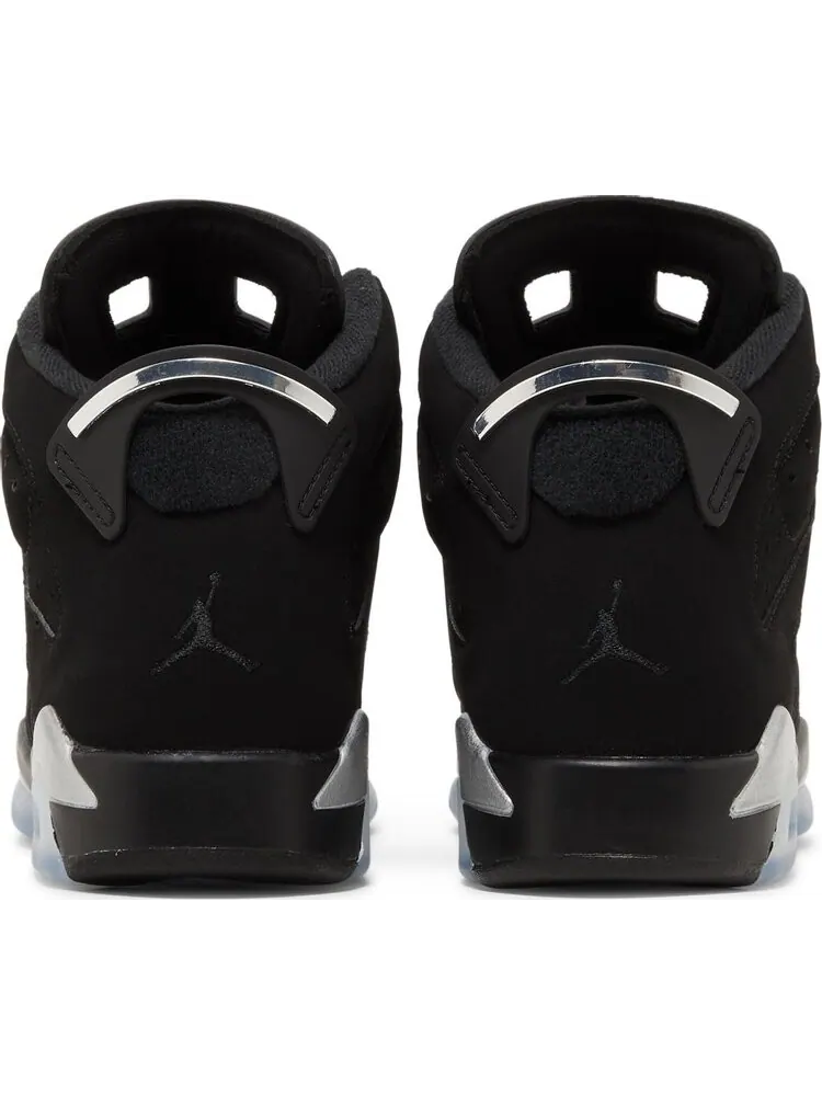 Кроссовки Air Jordan 6 Retro GS Chrome — изображение 6 из 8, черный