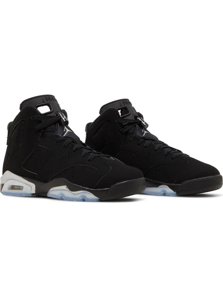 Кроссовки Air Jordan 6 Retro GS Chrome — изображение 8 из 8, черный