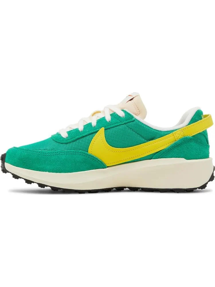Кроссовки Wmns Waffle Debut Vintage 'Stadium Green Opti Yellow' — изображение 3 из 4, зеленый