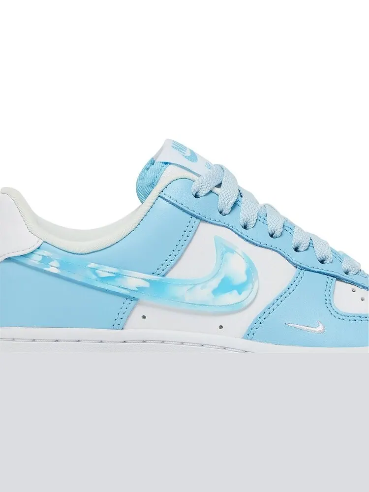Кроссовки Nike Wmns Air Force 1 '07 LX 'Nail Art - Celestine Blue' — изображение 2 из 8, синий