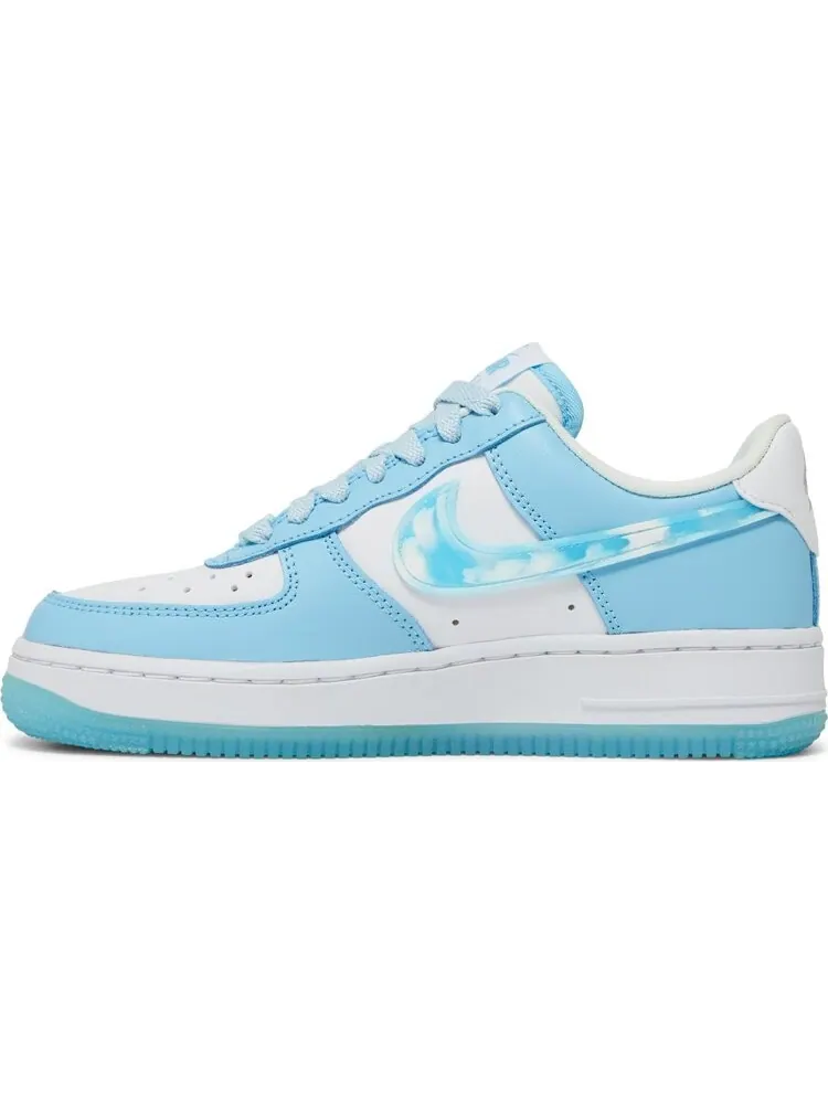 Кроссовки Nike Wmns Air Force 1 '07 LX 'Nail Art - Celestine Blue' — изображение 3 из 8, синий