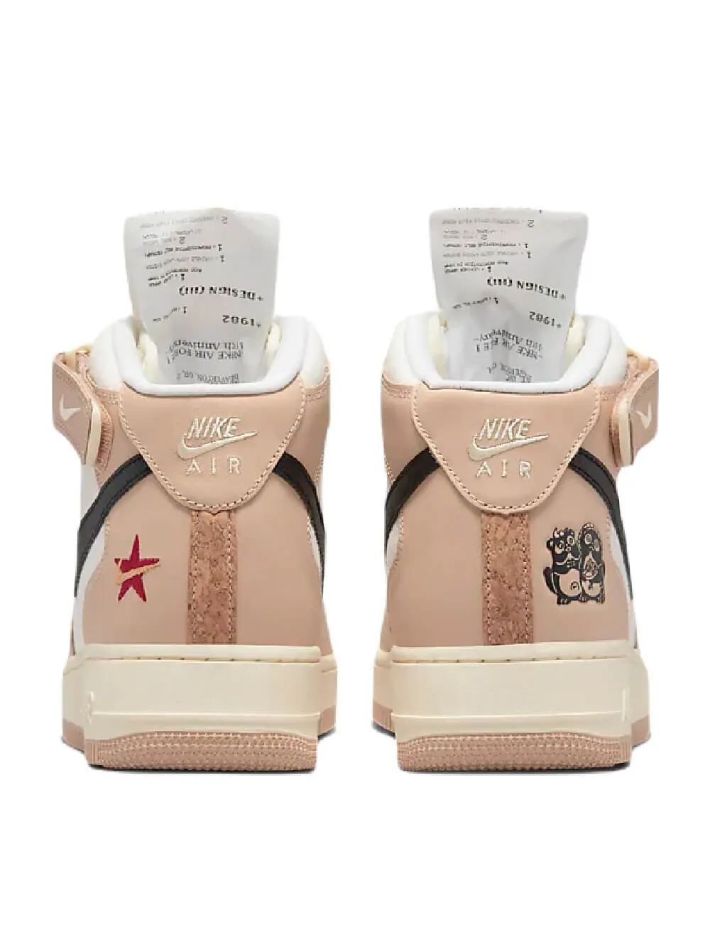 Кроссовки Nike Air Force 1 Mid 07 LX — изображение 4 из 11, светло-розовый/бежевый