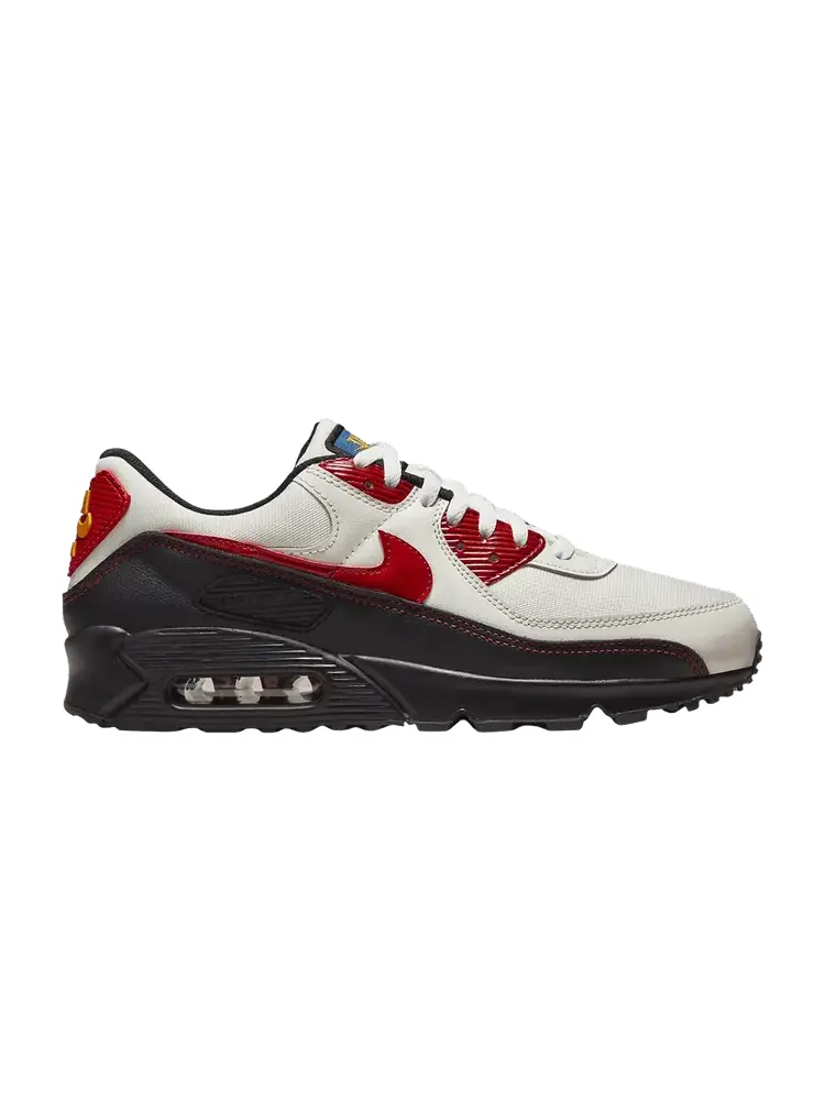 Кроссовки Nike Air Max 90 SE 'Sail University Red' — изображение 1 из 1, черный/красный/красный