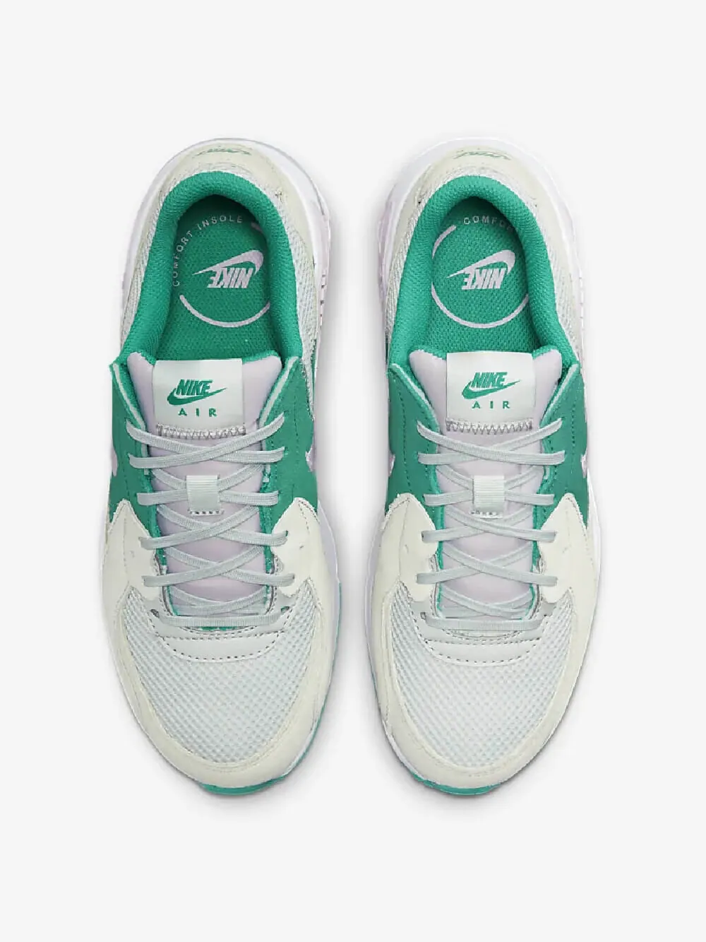 Кроссовки Nike Air Max Excee — изображение 3 из 8, белый/зеленый/бежевый
