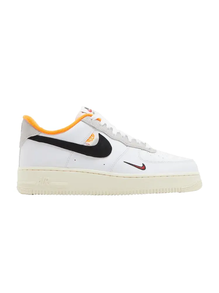 Кроссовки Nike Air Force 1 '07 LV8 'Hoops Pack - White Total Orange' — изображение 1 из 9, белый//оранжевый/черный
