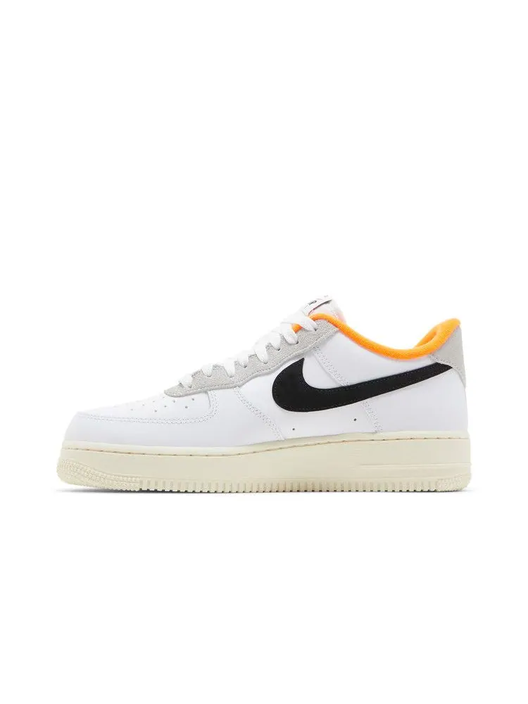 Кроссовки Nike Air Force 1 '07 LV8 'Hoops Pack - White Total Orange' — изображение 4 из 9, белый//оранжевый/черный
