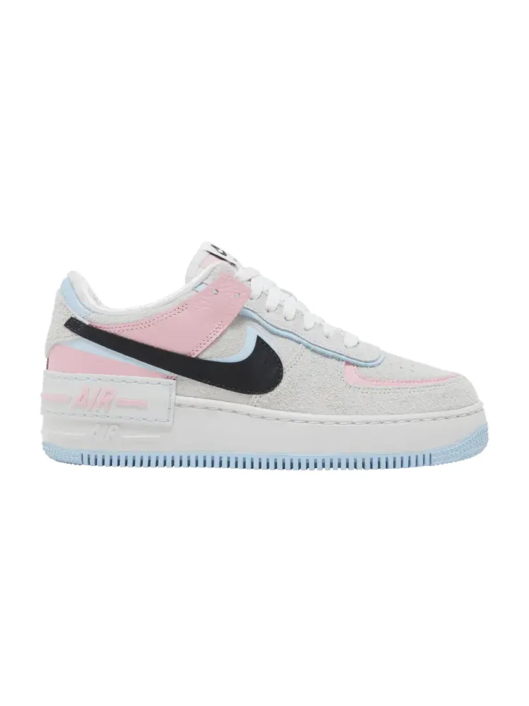 Кроссовки Nike Wmns Air Force 1 Shadow 'Hoops Pack - Medium Soft Pink' — изображение 1 из 9, розовый/черный
