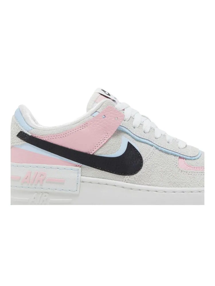 Кроссовки Nike Wmns Air Force 1 Shadow 'Hoops Pack - Medium Soft Pink' — изображение 3 из 9, розовый/черный