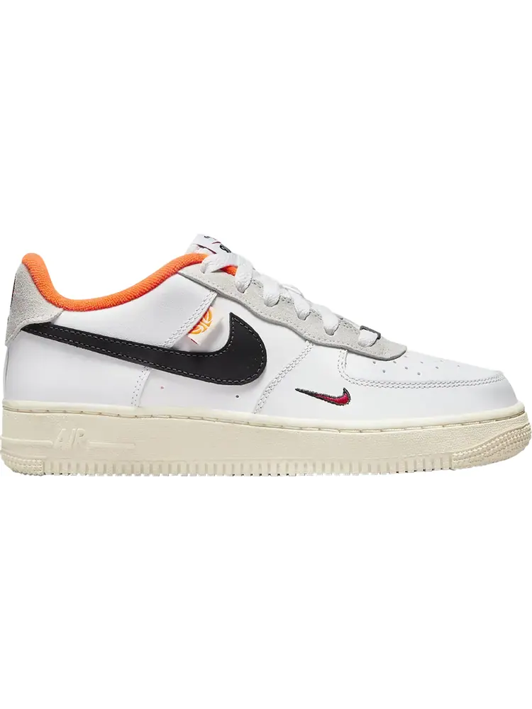 Кроссовки Nike Air Force 1 LV8 GS 'Hoops Pack - White Total Orange' — изображение 1 из 1, белый