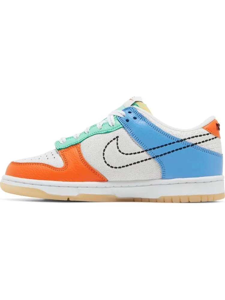 Кроссовки Nike Dunk Low GS 'Nike 101' — изображение 3 из 8, мульти