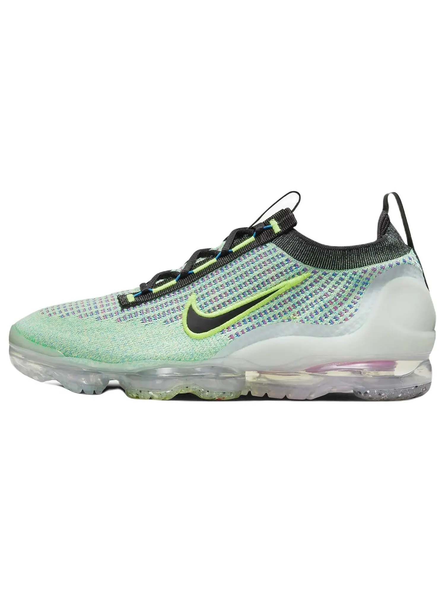 Кроссовки Nike Air VaporMax 2021 Flyknit NN — изображение 1 из 7, сине-зеленый/черный