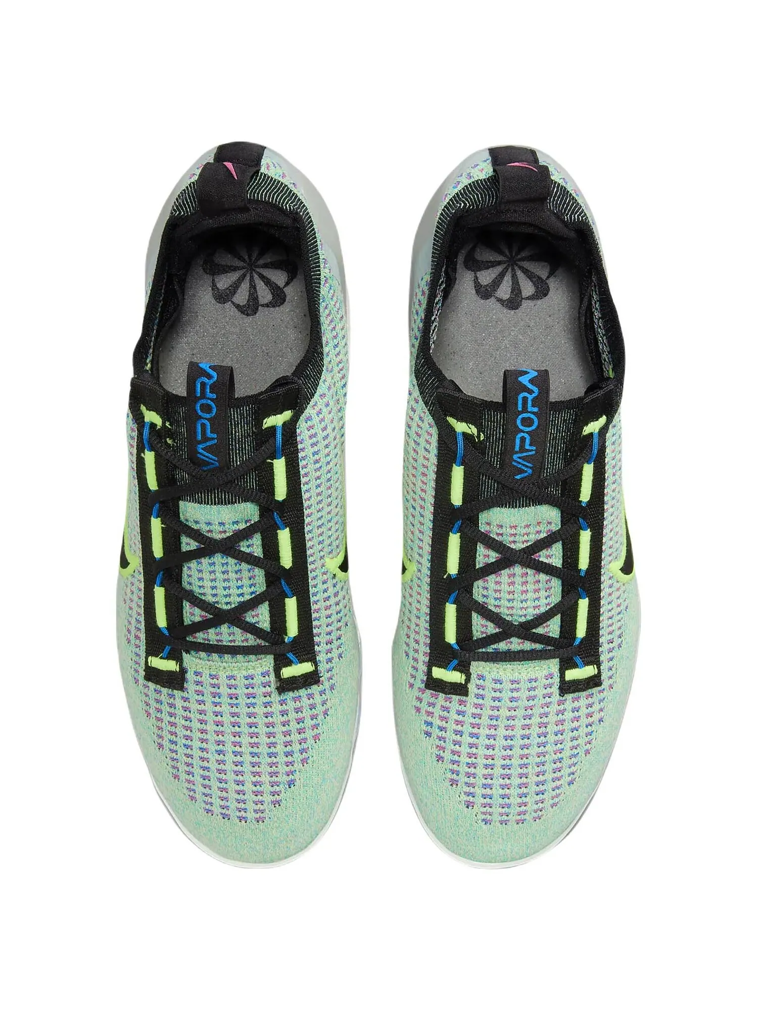 Кроссовки Nike Air VaporMax 2021 Flyknit NN — изображение 3 из 7, сине-зеленый/черный