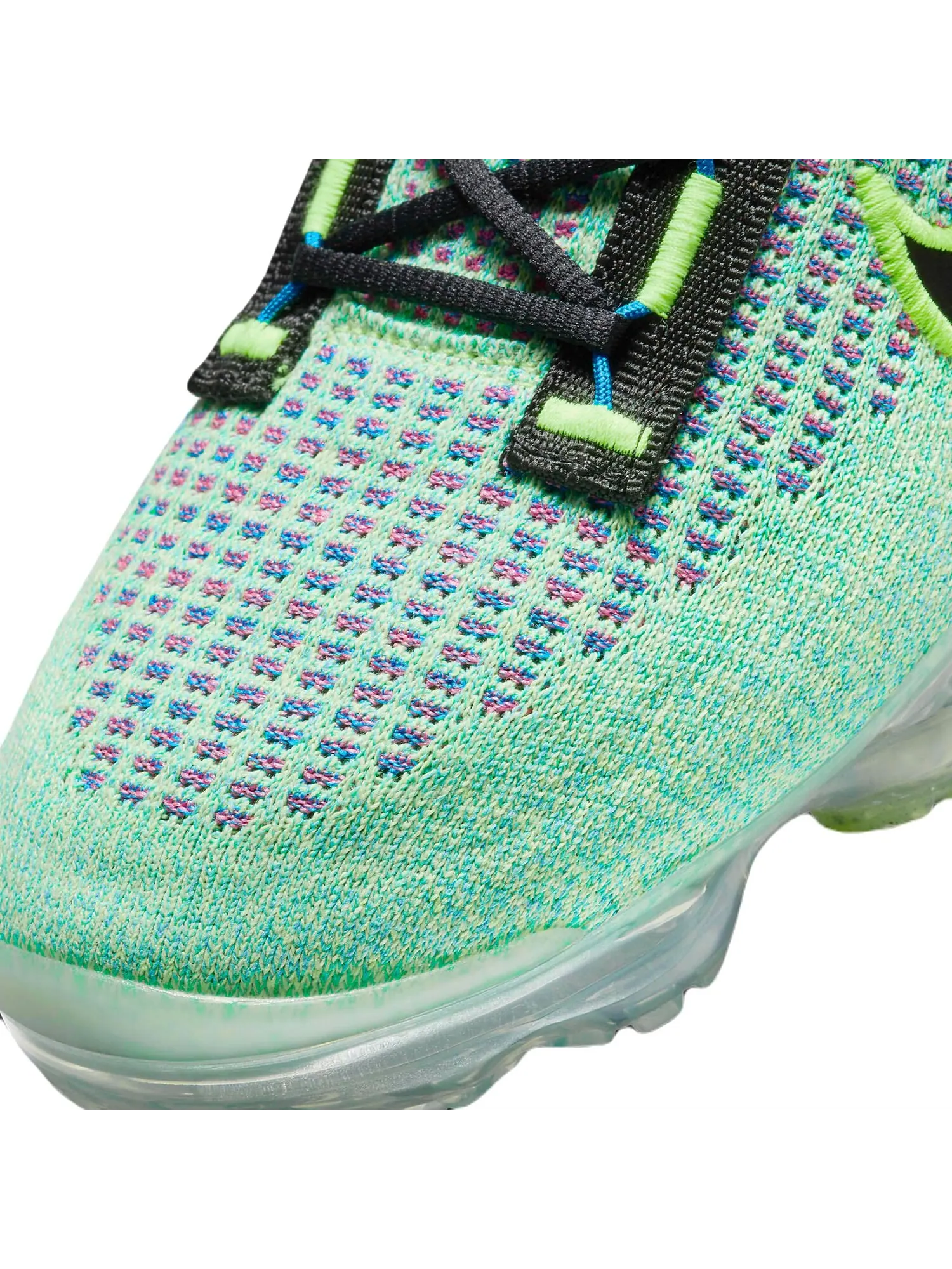 Кроссовки Nike Air VaporMax 2021 Flyknit NN — изображение 6 из 7, сине-зеленый/черный