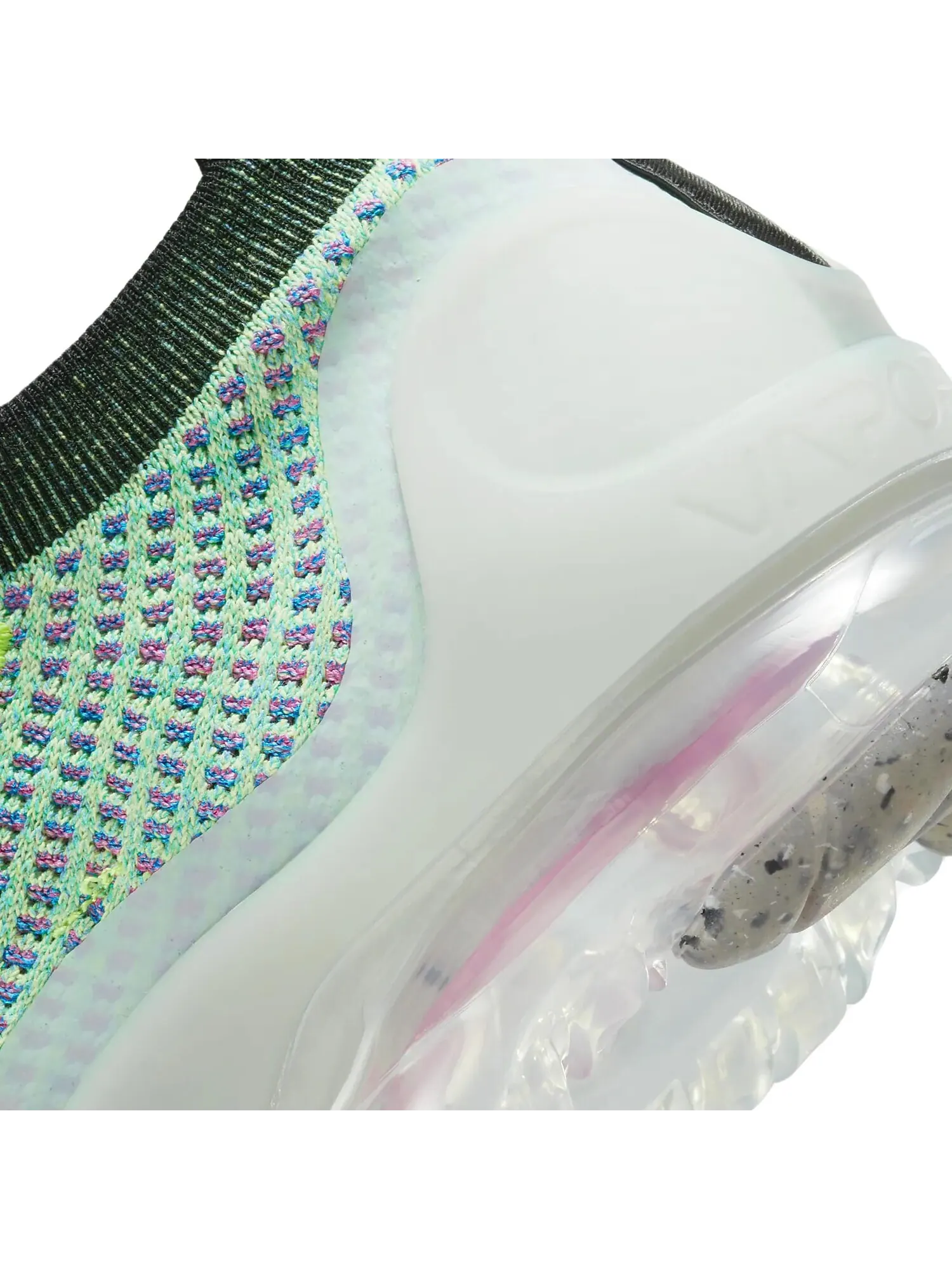 Кроссовки Nike Air VaporMax 2021 Flyknit NN — изображение 7 из 7, сине-зеленый/черный