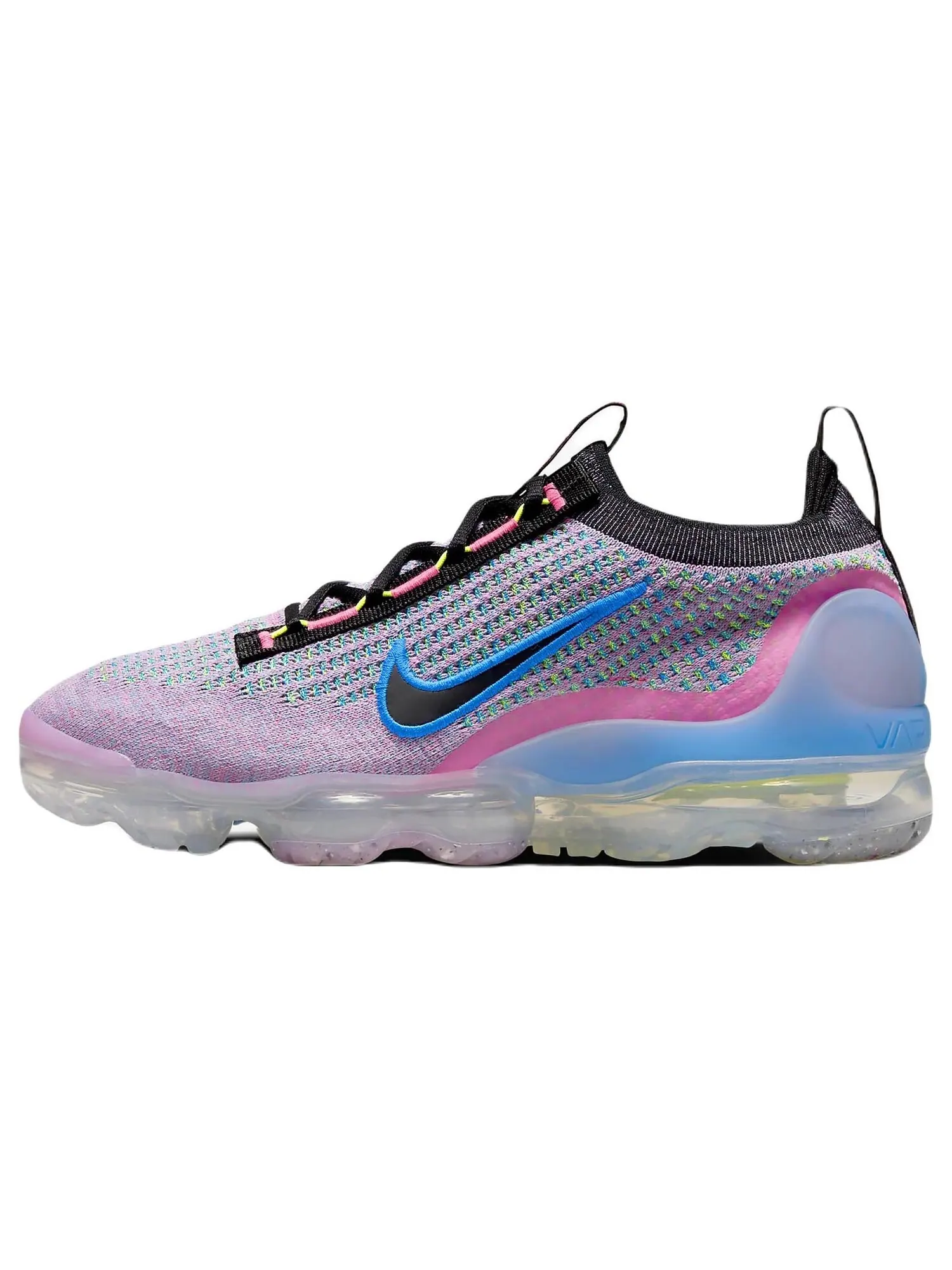 Кроссовки Nike Air VaporMax 2021 FK Next Nature — изображение 1 из 7, розовый/синий/черный