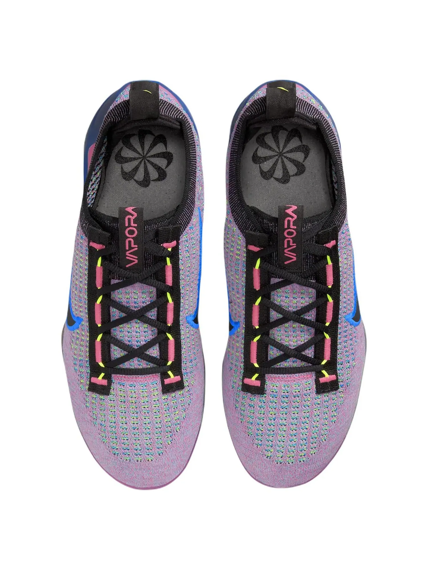 Кроссовки Nike Air VaporMax 2021 FK Next Nature — изображение 3 из 7, розовый/синий/черный