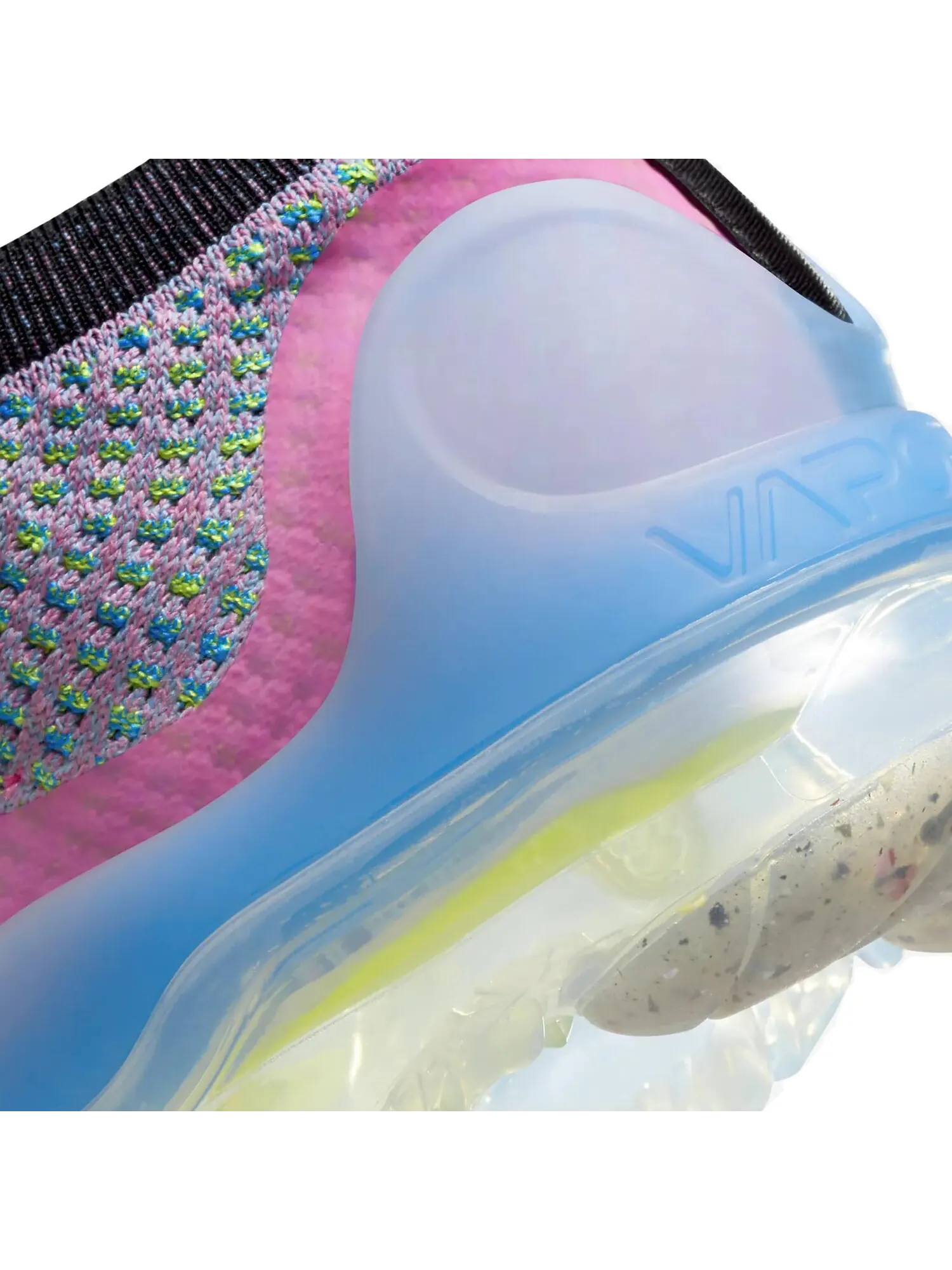 Кроссовки Nike Air VaporMax 2021 FK Next Nature — изображение 7 из 7, розовый/синий/черный