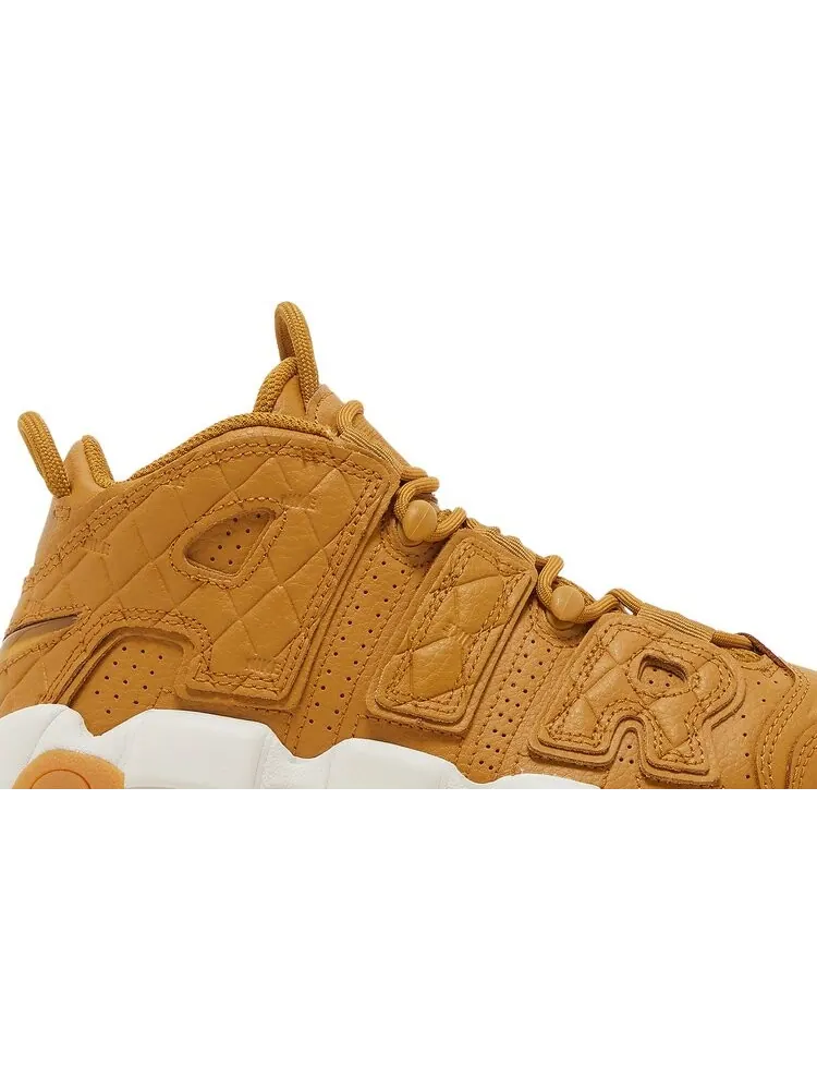 Кроссовки Nike Wmns Air More Uptempo 'Quilted Wheat' — изображение 2 из 8, коричневый