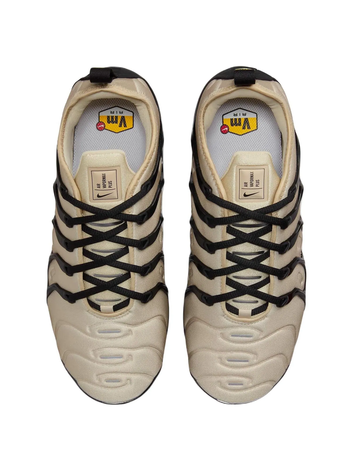 Кроссовки Nike Air VaporMax Plus — изображение 3 из 7, бежевый/черный