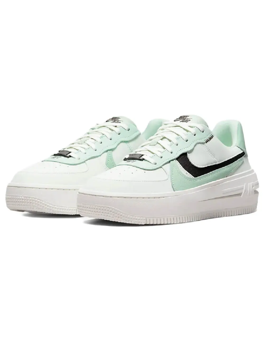 Кроссовки Nike Air Force 1 PLT.AF.ORM — изображение 2 из 8, бежевый/зеленый