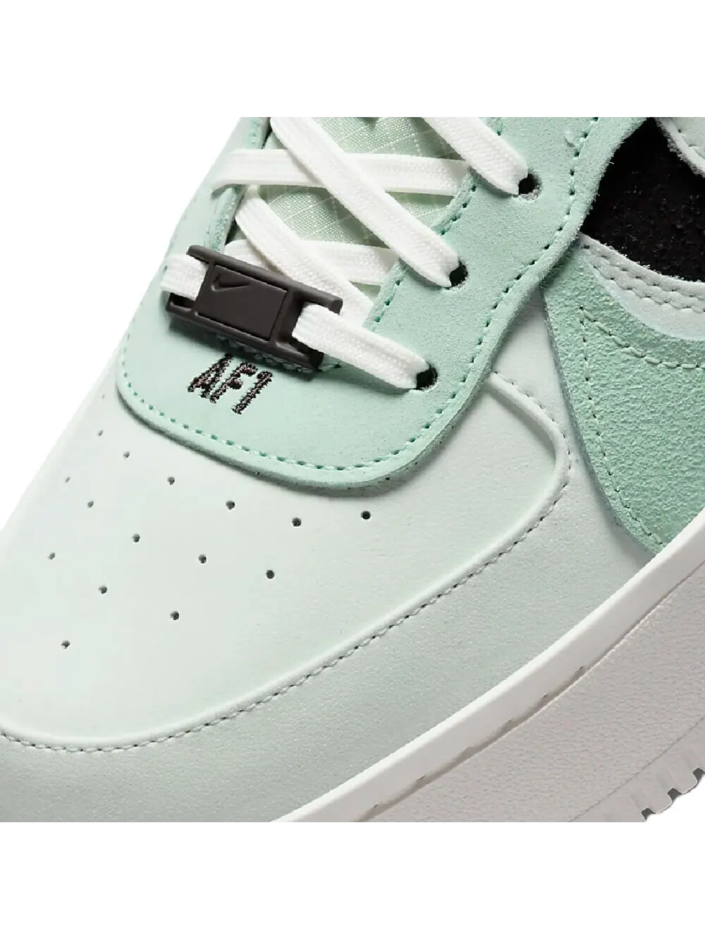 Кроссовки Nike Air Force 1 PLT.AF.ORM — изображение 7 из 8, бежевый/зеленый
