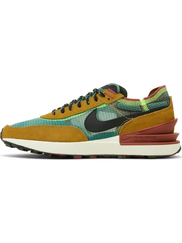 Кроссовки Nike Waffle One SE 'Camo Soles' — изображение 3 из 8, коричневый