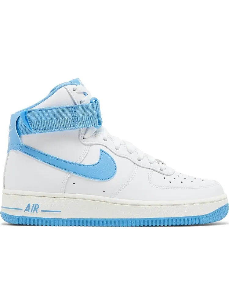 Кроссовки Nike Wmns Air Force 1 High 'White University Blue' — изображение 1 из 8, белый
